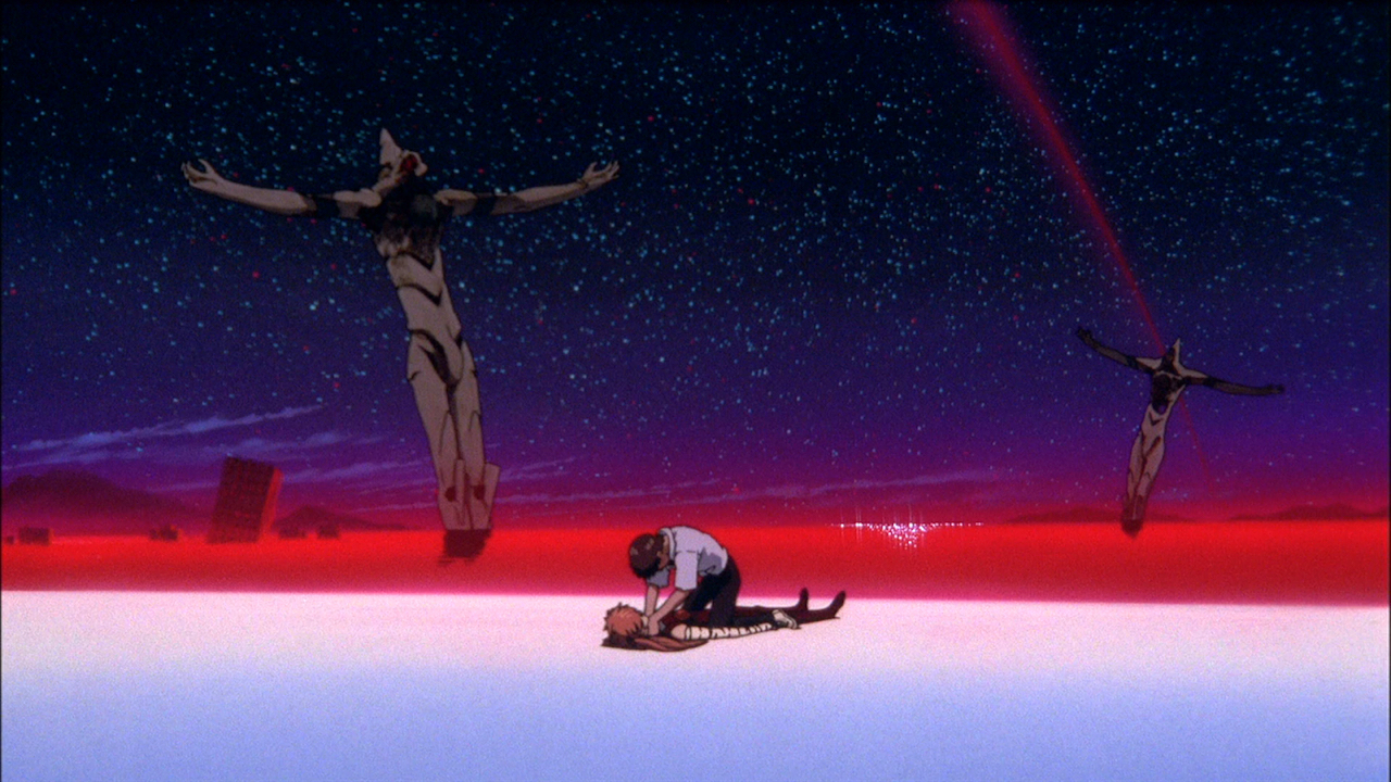 Last scene of end of evangelion